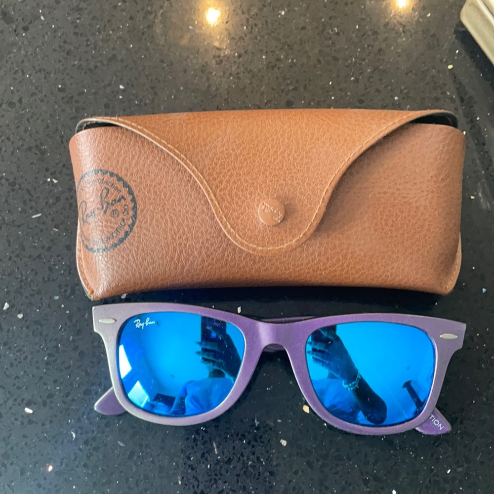Purple Ray Ban Sunglasses
